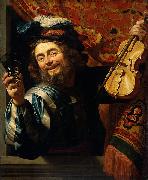 The Merry Fiddler Gerrit van Honthorst